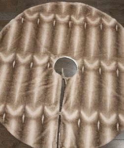 56" Faux Fur Christmas Tree Skirt